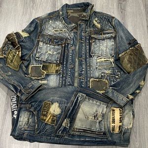 Camo & Denim. Jeans & Jacket